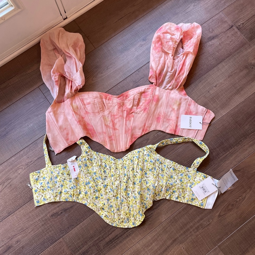 Two Bardot corsets NWT